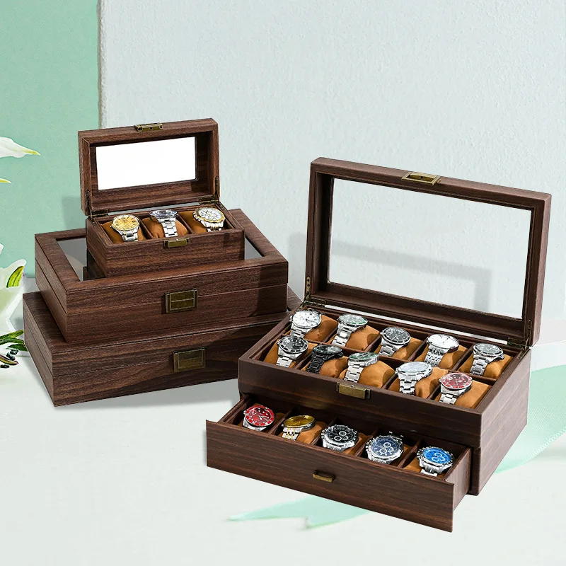Wooden PVC Leather Watch Box, Wooden Jewelry Box, Leather Packaging Box, Special Storage Box for Watches
Wooden PVC Leather Watch Box, Wooden Jewelry Box, Leather Packaging Box, Special Storage Box for Watches