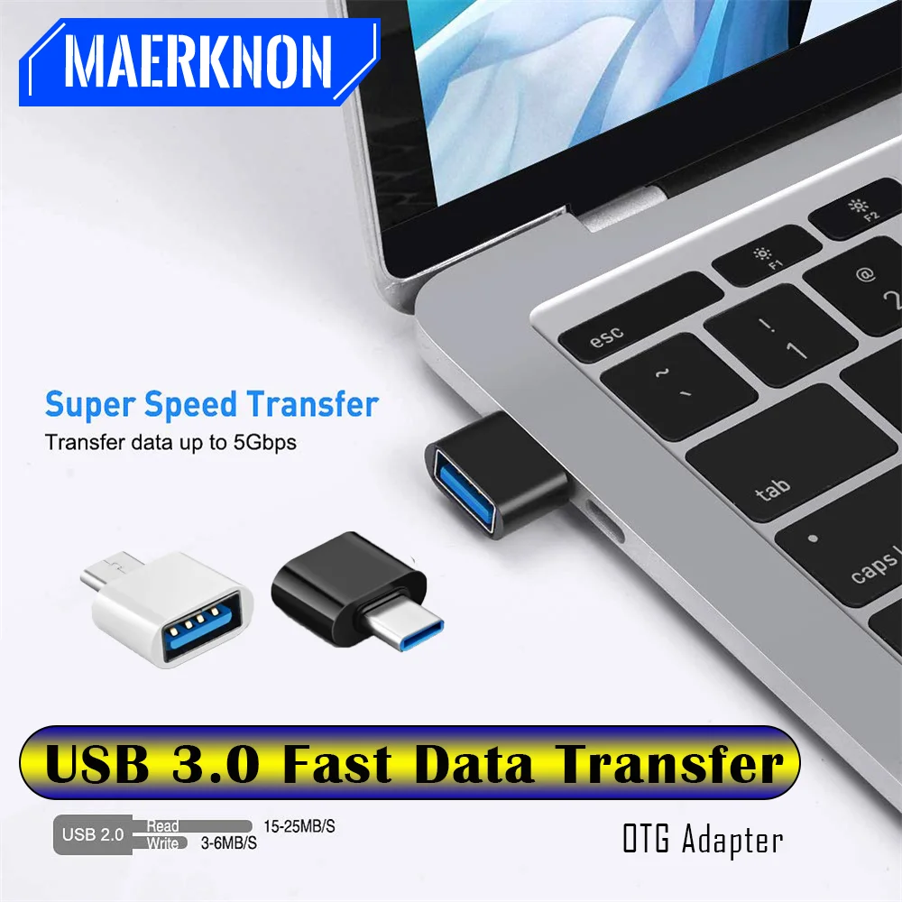 Electronic Product Adapter Accessories USB 3.0 Fast Data Transfer Laptop Expand USB Port USB Female To Type C Male OTG Adapter
Electronic Product Adapter Accessories USB 3.0 Fast Data Transfer Laptop Expand USB Port USB Female To Type C Male OTG Adapter