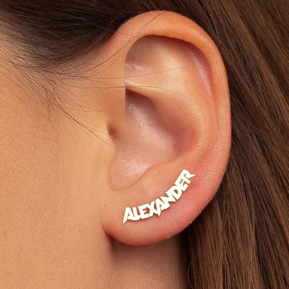 Name Earring,Personalized earrings, Stud Earring,Gold Studs, Personalized Gifts, Women Jewelry, Personalized Gifts for Her
Name Earring,Personalized earrings, Stud Earring,Gold Studs, Personalized Gifts, Women Jewelry, Personalized Gifts for Her