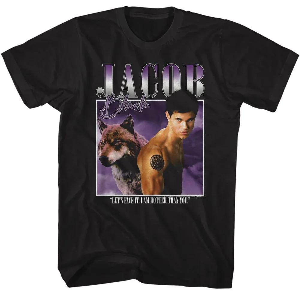 Twilight Twilight Two Images Jacob Pattern Print Летняя роскошная брендовая хлопковая мужская и женская футболка с коротким рукавом
Twilight Twilight Two Images Jacob Pattern Print Летняя роскошная брендовая хлопковая мужская и женская футболка с коротким рукавом