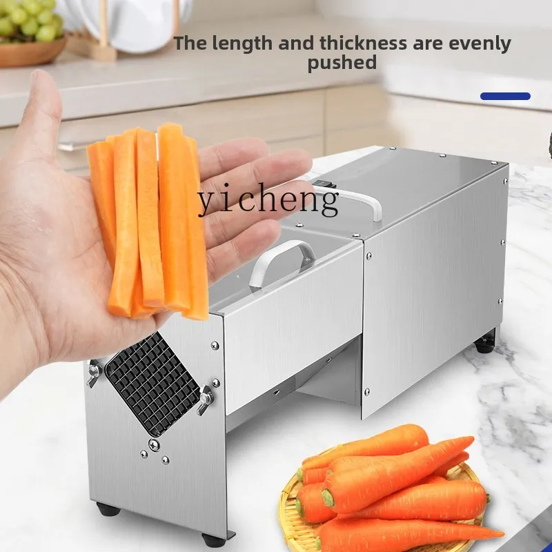 TQH Electric Strip Cutting Machine Commercial Automatic Potato Radish Cucumber Chip Cutting Machine Stainless Steel
TQH Electric Strip Cutting Machine Commercial Automatic Potato Radish Cucumber Chip Cutting Machine Stainless Steel