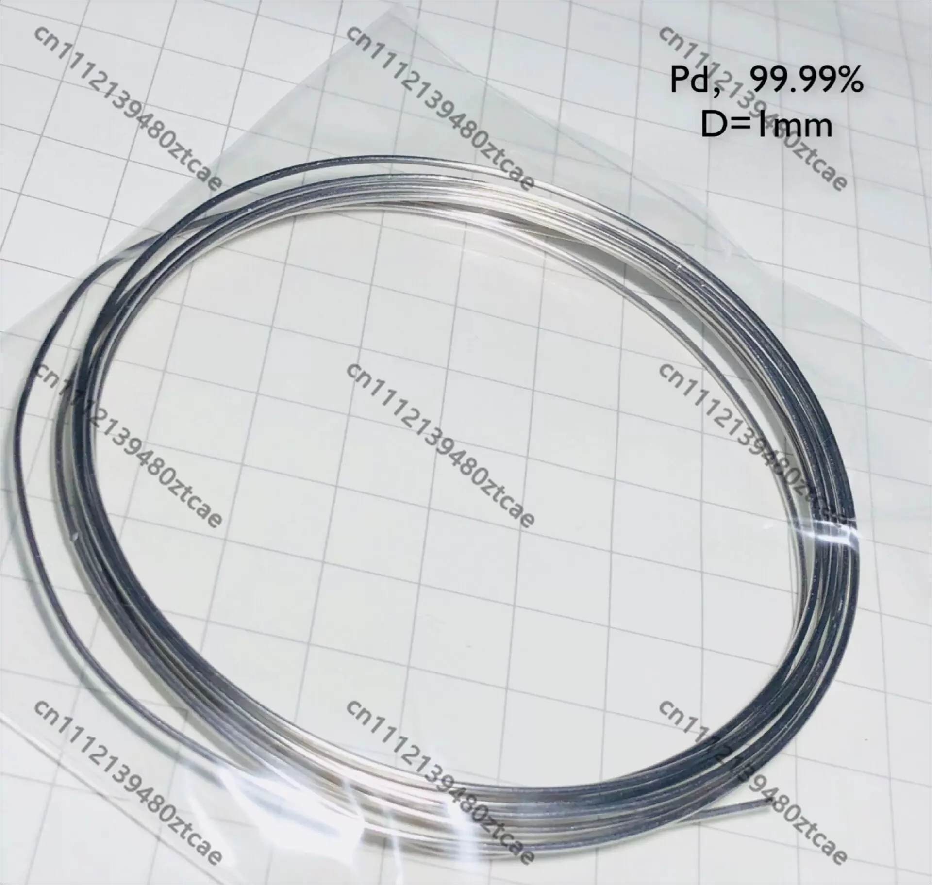 1mm Diameter Pure Palladium Wire Pd High Purity Palladium Metal Wire Industrial Raw Material
1mm Diameter Pure Palladium Wire Pd High Purity Palladium Metal Wire Industrial Raw Material