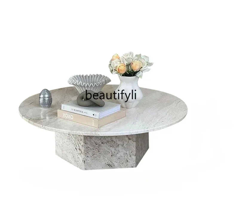 A15 Natural Cave Stone Coffee Table Marble Living Room Nordic Style round Coffee Table
A15 Natural Cave Stone Coffee Table Marble Living Room Nordic Style round Coffee Table