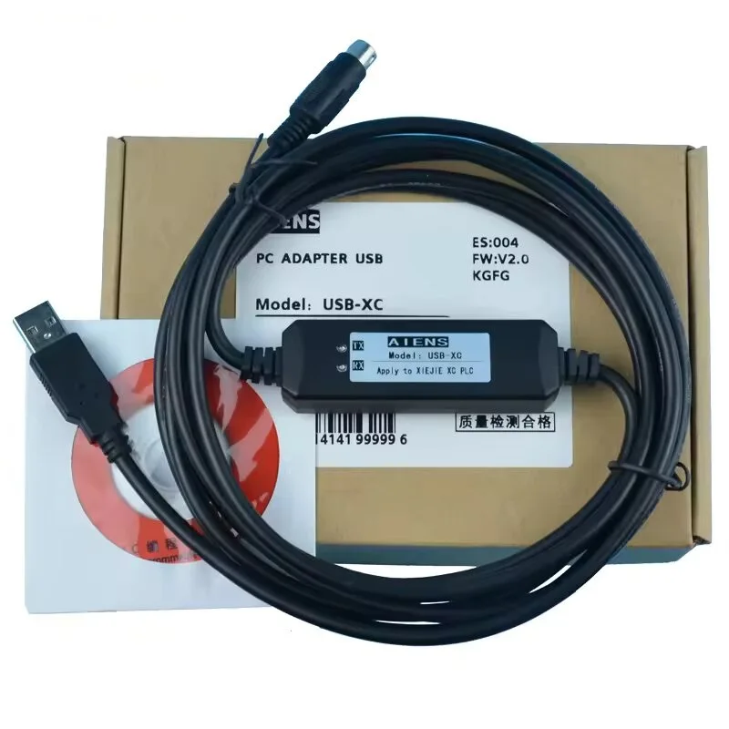 Adequado para xinje xc1/xc2/xc3/xc5 xd xe plc cabo de programação USB-XC linha de download de comunicação de dados
Adequado para xinje xc1/xc2/xc3/xc5 xd xe plc cabo de programação USB-XC linha de download de comunicação de dados