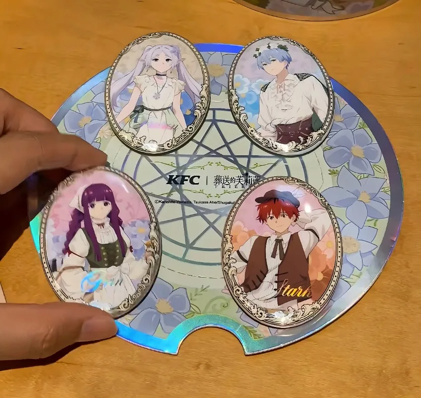 Limited KFC Collab Frieren: Beyond Journey's End Badge - Exclusive Anime Metal Pin (Perfect Gift for Besties)
Limited KFC Collab Frieren: Beyond Journey's End Badge - Exclusive Anime Metal Pin (Perfect Gift for Besties)