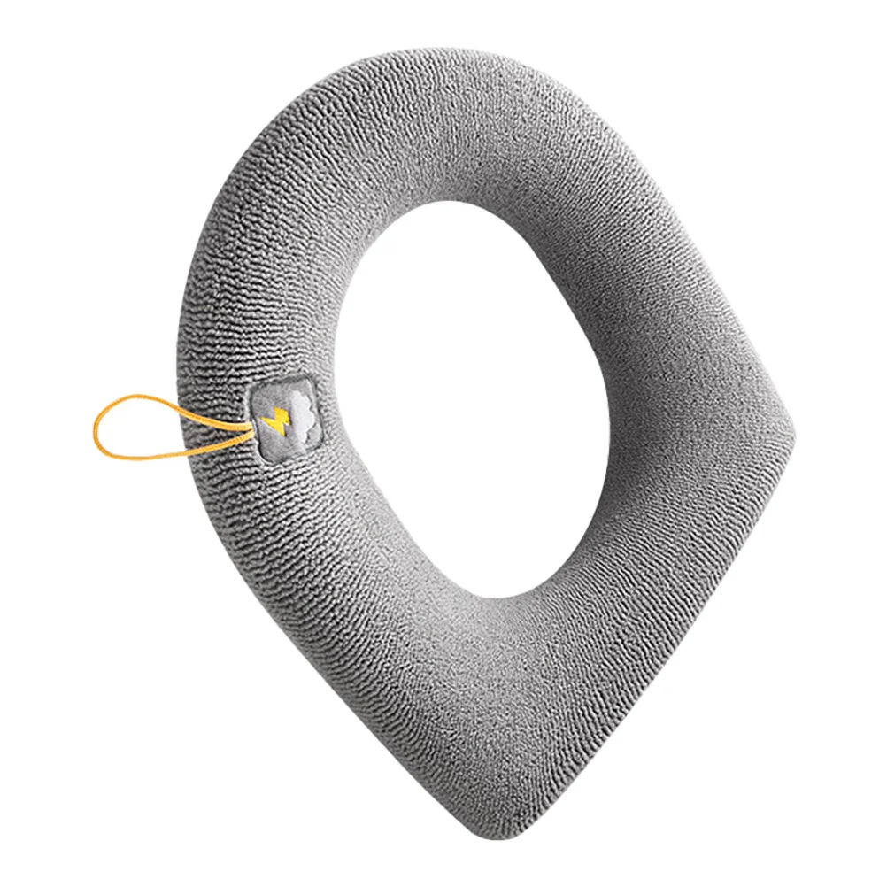 Reusable Washable Toilet Seat Cover Thickened Knit Cushion Deep Gray Soft Polyester Warm Bathroom Mat All Seasons
Reusable Washable Toilet Seat Cover Thickened Knit Cushion Deep Gray Soft Polyester Warm Bathroom Mat All Seasons