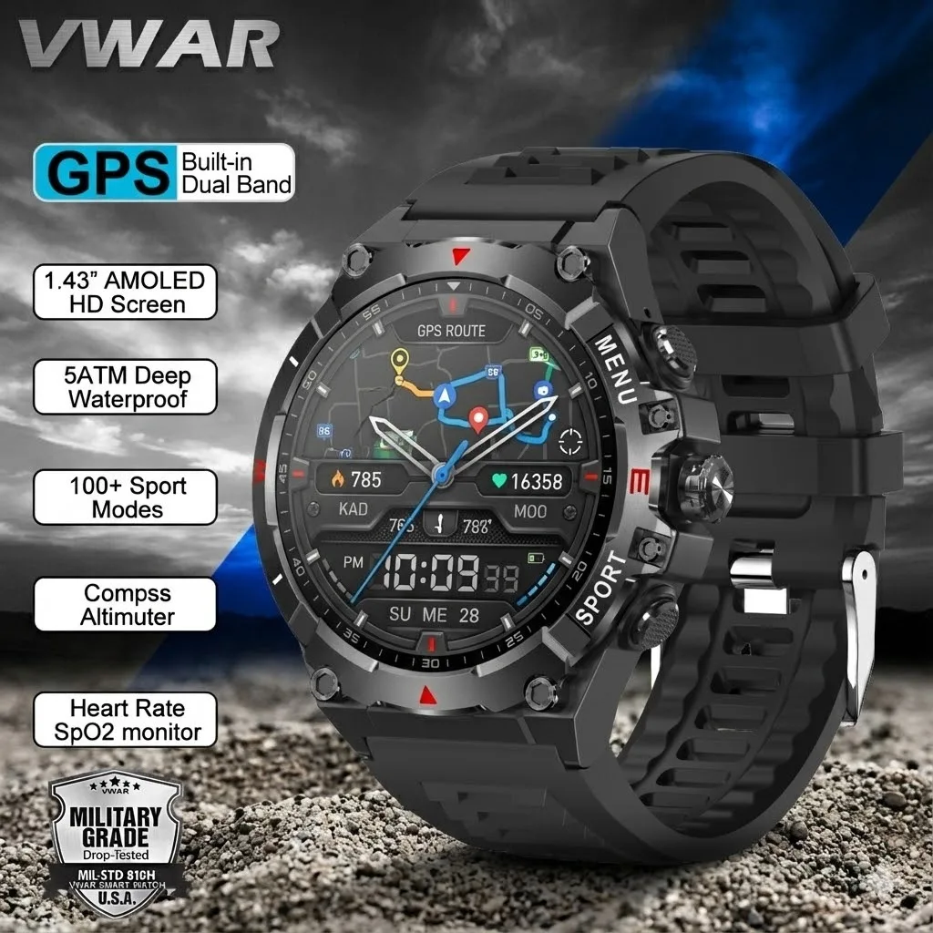 2026 НОВЫЕ умные часы с GPS, 1,43 дюйма, ультра AMOLED-дисплей, встроенный компас, альтиметр, Bluetooth-вызов, умные часы, аккумулятор 500 мАч
2026 НОВЫЕ умные часы с GPS, 1,43 дюйма, ультра AMOLED-дисплей, встроенный компас, альтиметр, Bluetooth-вызов, умные часы, аккумулятор 500 мАч