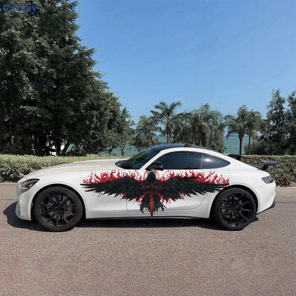 2pcs Flame Winged Angel Car Sticker Full Body Decal Decoration Covering Scratches Protect Car Sticker Waterproof Car Vinyl Wraps
2pcs Flame Winged Angel Car Sticker Full Body Decal Decoration Covering Scratches Protect Car Sticker Waterproof Car Vinyl Wraps