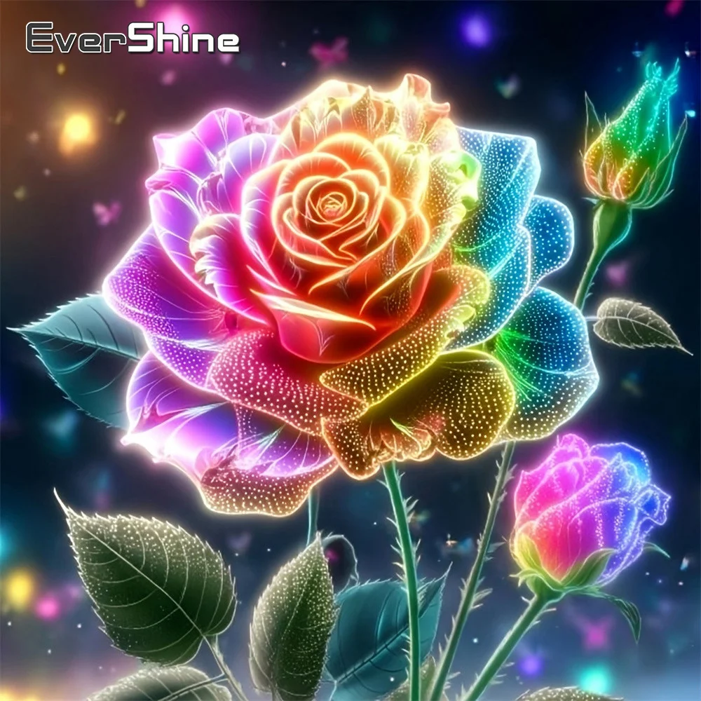 EverShine Diamond Mosaic Flower Full Drill Painting Rose Rhinestones Acrylic Craft Supplies Embroidery New Arrival Wall Art
EverShine Diamond Mosaic Flower Full Drill Painting Rose Rhinestones Acrylic Craft Supplies Embroidery New Arrival Wall Art
