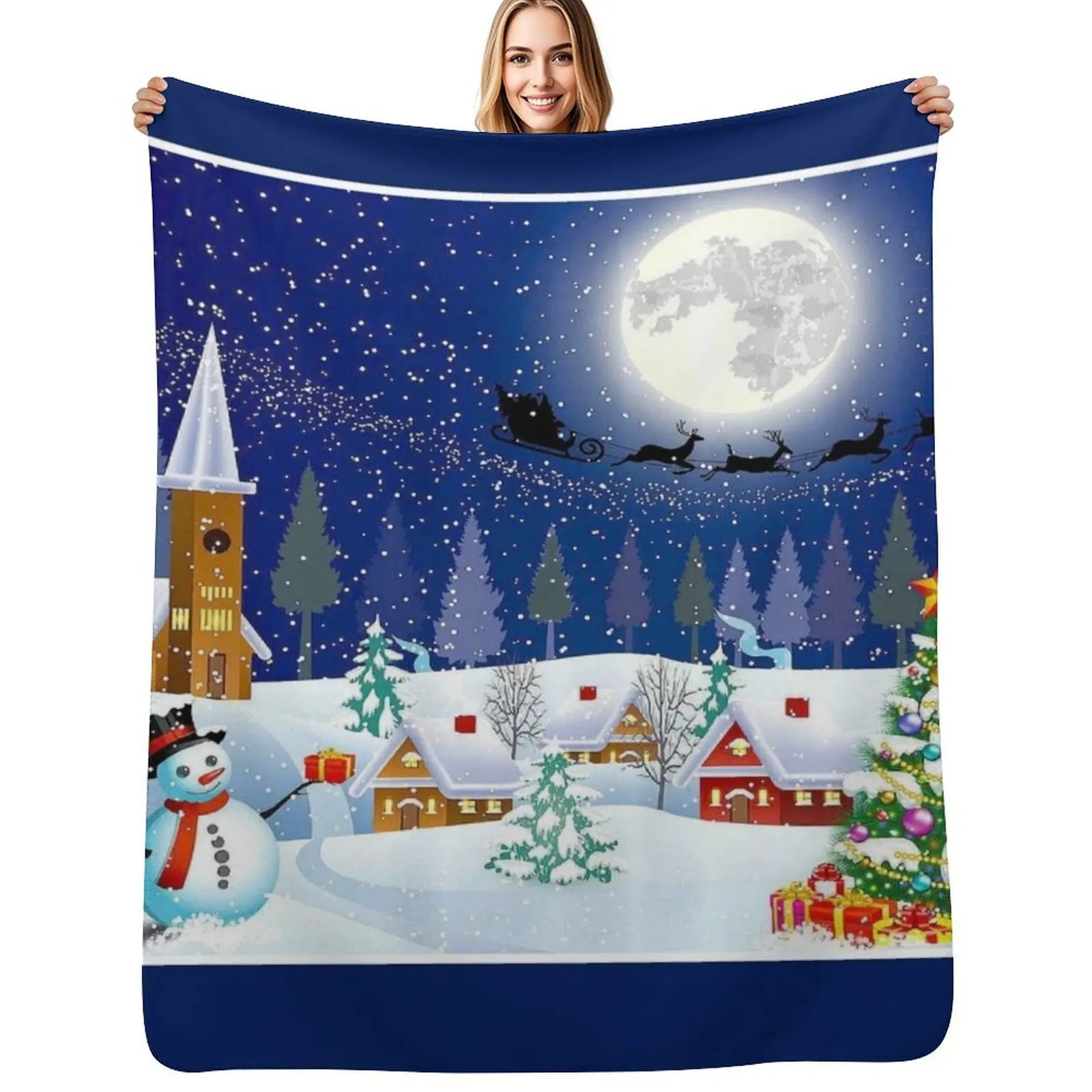 CHRISTMAS : Winter Country Scene Print Throw Blanket Luxury Throw Luxury St Sleeping Bag wednesday Blankets
CHRISTMAS : Winter Country Scene Print Throw Blanket Luxury Throw Luxury St Sleeping Bag wednesday Blankets
