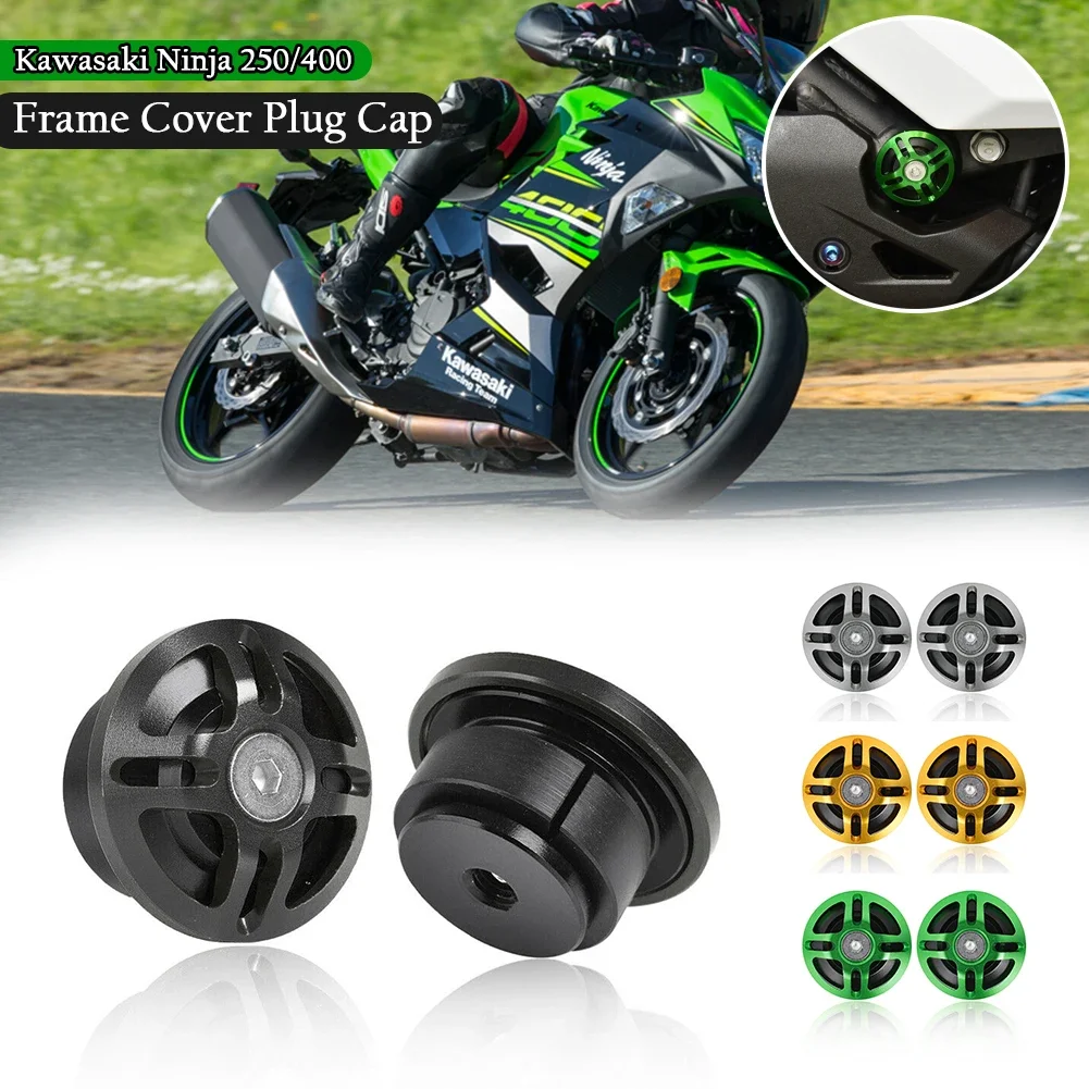 For Kawasaki Ninja 400 250 Z400 EX250 2018-2021 2020 Frame Hole Cover Plug Cap Spools Slider Stand Screws Motorcycle Accessories
For Kawasaki Ninja 400 250 Z400 EX250 2018-2021 2020 Frame Hole Cover Plug Cap Spools Slider Stand Screws Motorcycle Accessories