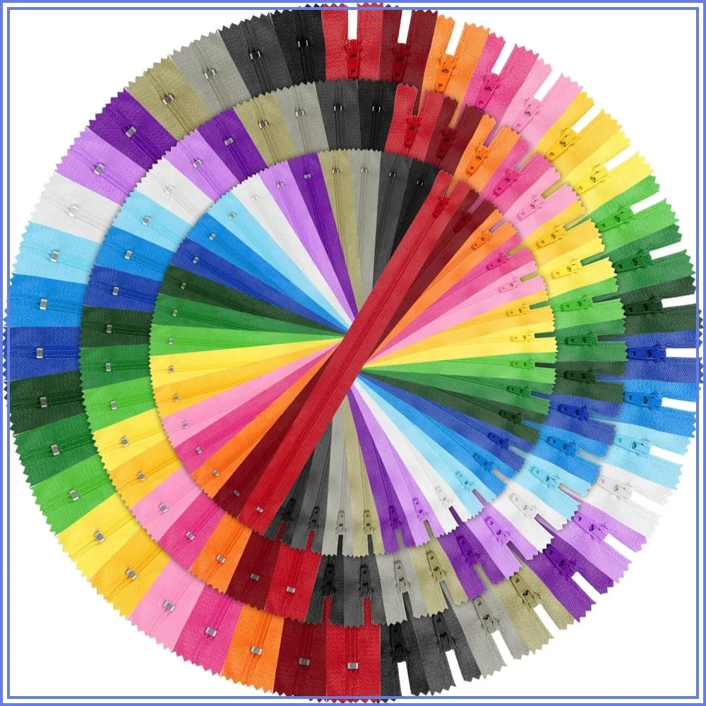 Nylon Zippers in Assorted Lengths - Bulk for Bags, Pouches, Pillows & Sewing
Nylon Zippers in Assorted Lengths - Bulk for Bags, Pouches, Pillows & Sewing
