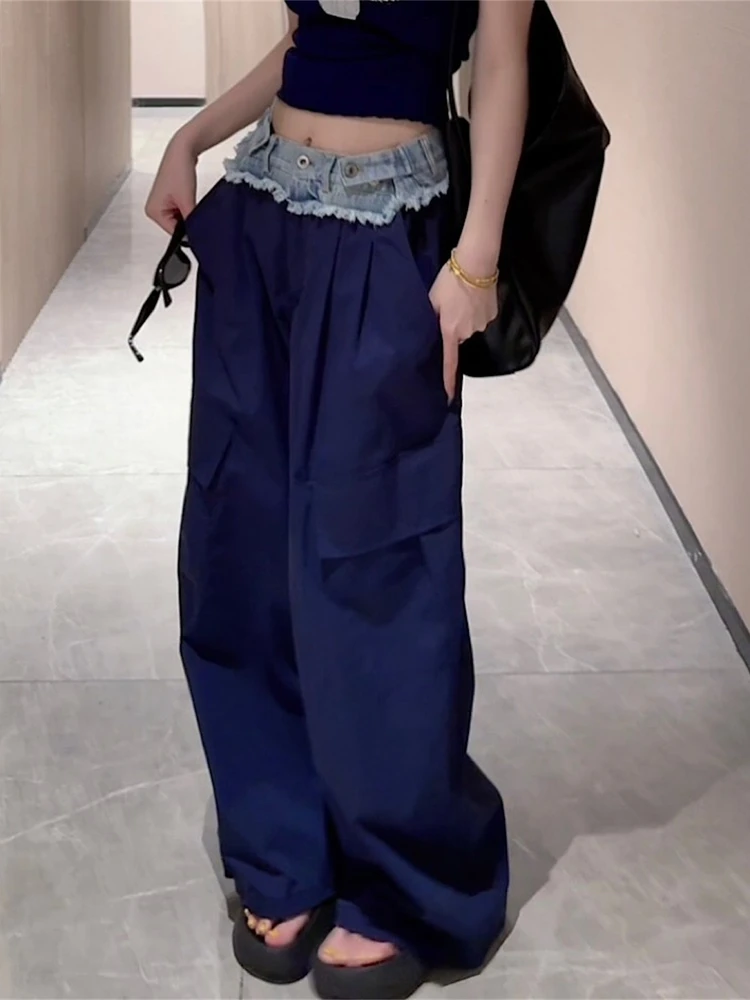 Женские летние брюки 2025 года с высокой талией и широкими штанинами в стиле ретро, повседневные, модные, универсальные, в корейском стиле
Женские летние брюки 2025 года с высокой талией и широкими штанинами в стиле ретро, повседневные, модные, универсальные, в корейском стиле