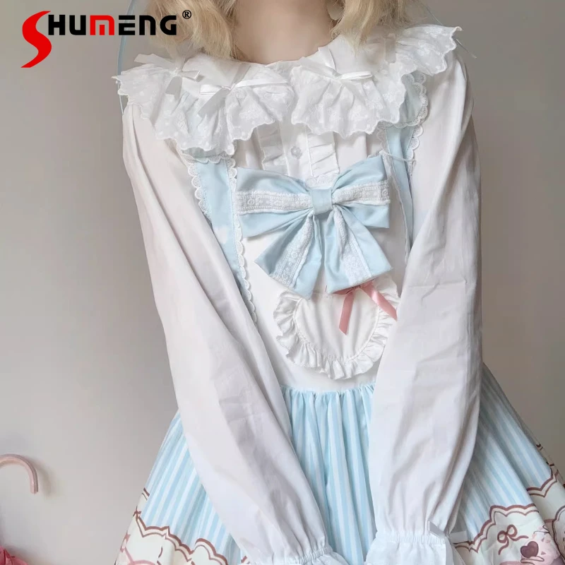 Нежная абрикосовая блузка в стиле Лолита с воротником-стойкой и длинными рукавами, повседневная, для весны и осени, универсальная, для женщин
Нежная абрикосовая блузка в стиле Лолита с воротником-стойкой и длинными рукавами, повседневная, для весны и осени, универсальная, для женщин