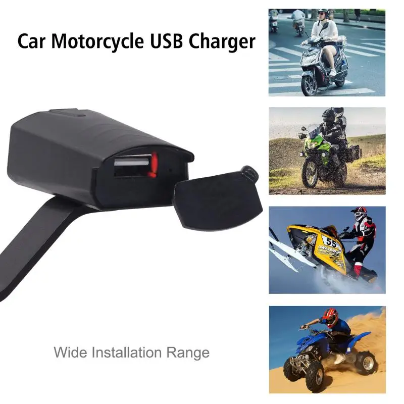 Motorcycle Electric Car Waterproof Mobile Phone USB Charger With Indicator Light Motorcycle Electronics Accessories
Motorcycle Electric Car Waterproof Mobile Phone USB Charger With Indicator Light Motorcycle Electronics Accessories