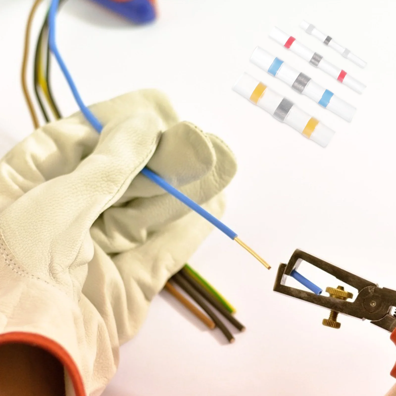 150Pcs Heat Shrink Solder Connectors Insulated Wire Terminals for Automotive Boat Electrical Projects Heat Shrink Butt Splice 
150Pcs Heat Shrink Solder Connectors Insulated Wire Terminals for Automotive Boat Electrical Projects Heat Shrink Butt Splice