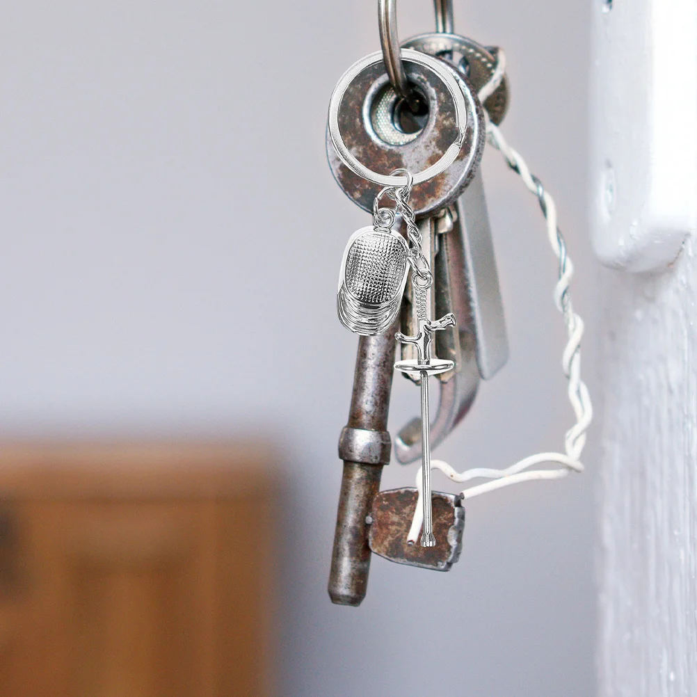 3Pcs Fencing Keychain Metal Sport Souvenir Gift for Fencers Competitions Club Activities Handbag Charm Fencing Key Chain
3Pcs Fencing Keychain Metal Sport Souvenir Gift for Fencers Competitions Club Activities Handbag Charm Fencing Key Chain