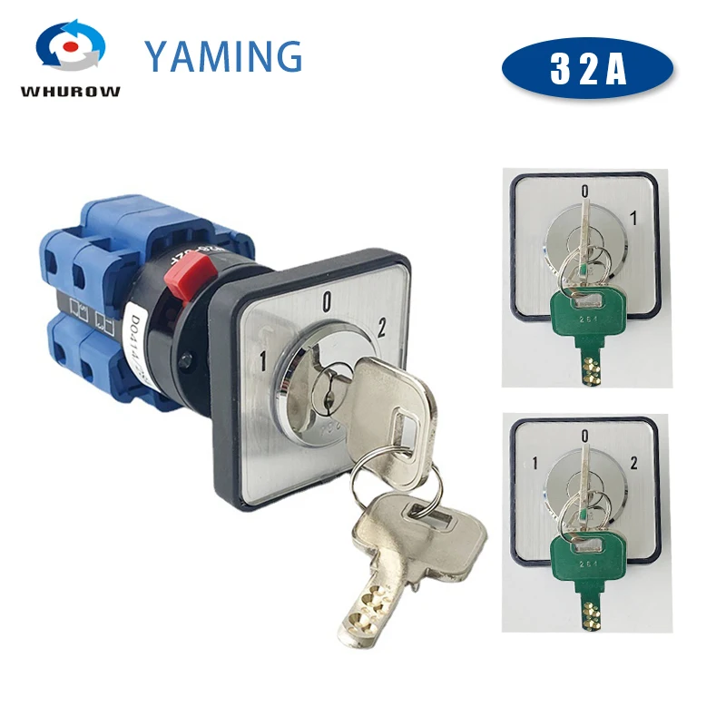 LW26-32F Series 1-4 Layers With Key OFF ON Universal Transfer Cam Switch 32A Dual Power Switching Motor Reverse
LW26-32F Series 1-4 Layers With Key OFF ON Universal Transfer Cam Switch 32A Dual Power Switching Motor Reverse