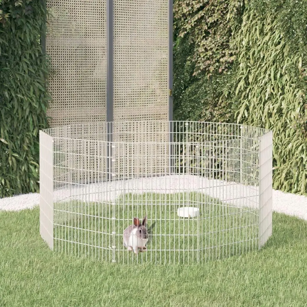 10-Panel Galvanized Iron Free Range Animal Enclosure - 21.3x31.5 for Secure Pet Play Area
10-Panel Galvanized Iron Free Range Animal Enclosure - 21.3x31.5 for Secure Pet Play Area