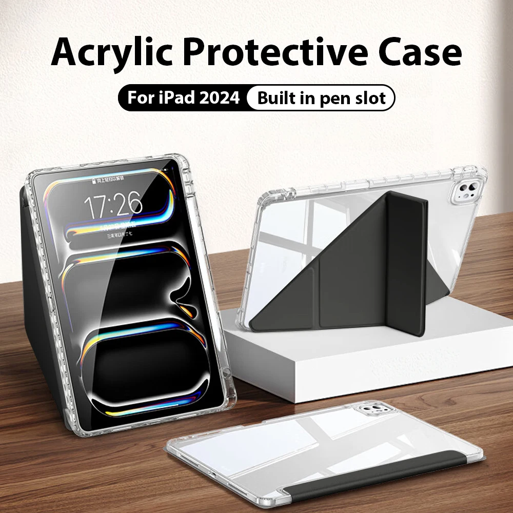 Smart Case For IPad Air, 11 Inch For Air4 5 Pro 11 2018 2020 2021 Air 11 2024 M2 10.9 Protective Cover Funda Tablet Accessorie
Smart Case For IPad Air, 11 Inch For Air4 5 Pro 11 2018 2020 2021 Air 11 2024 M2 10.9 Protective Cover Funda Tablet Accessorie
