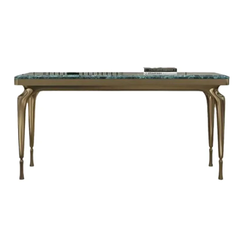 Light luxury entrance table Natural luxury stone Stainless steel entrance platform Entry against the wall
Light luxury entrance table Natural luxury stone Stainless steel entrance platform Entry against the wall