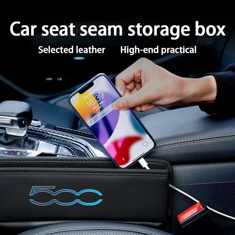 for Fiat 500 500C 2012 500X 500L Car Seat Gap Crevice Organizer Leather Storage Box Car Accessories
for Fiat 500 500C 2012 500X 500L Car Seat Gap Crevice Organizer Leather Storage Box Car Accessories