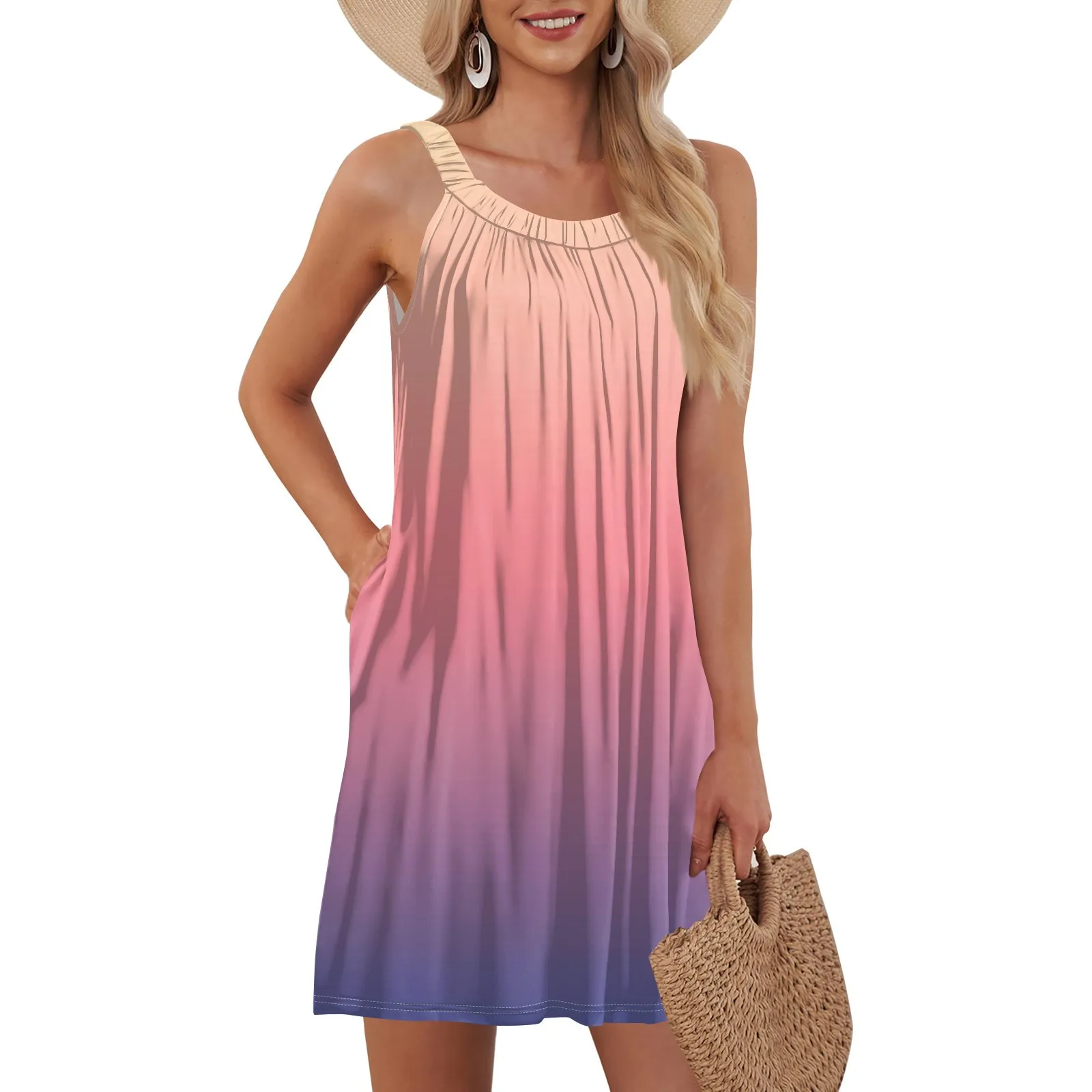 Beach Dress Women's Summer Short Summer Dress Bikini Cover Up Beach Dress Beach Dress Casual Sleeveless T-Shirt Dress Mini Dress
Beach Dress Women's Summer Short Summer Dress Bikini Cover Up Beach Dress Beach Dress Casual Sleeveless T-Shirt Dress Mini Dress