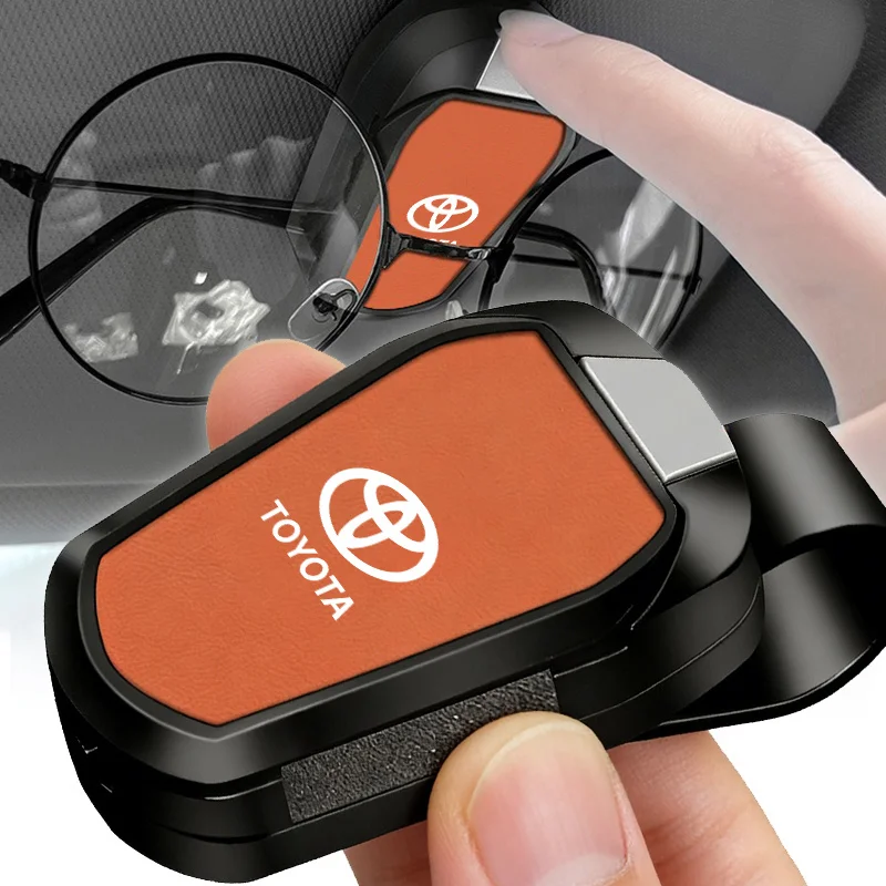 Car LOGO Eyeglass Holder Glasses Storage Clip Interior Accesorio For Toyota CHR Hilux Fortuner Land Cruiser 200 Camry Corolla
Car LOGO Eyeglass Holder Glasses Storage Clip Interior Accesorio For Toyota CHR Hilux Fortuner Land Cruiser 200 Camry Corolla
