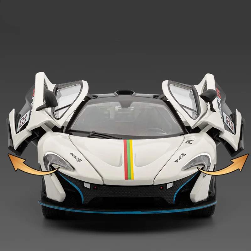 1/24 P1 GTR Alloy Sports Car Model Diecasts Metal Track Racing Vehicles Car Model Simulation Sound and Light Childrens Toys Gift
1/24 P1 GTR Alloy Sports Car Model Diecasts Metal Track Racing Vehicles Car Model Simulation Sound and Light Childrens Toys Gift