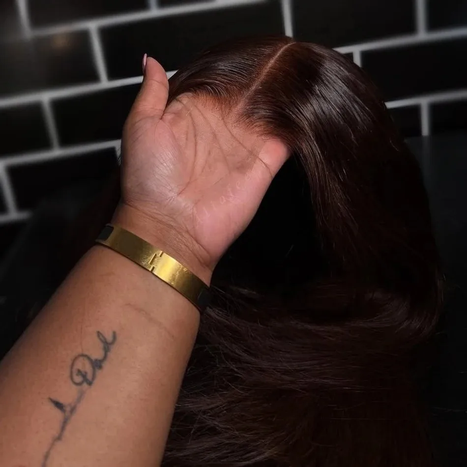 Парик с прямым кроем и темно-коричневыми прядями, многослойный, с кружевной передней частью 13x4 HD, без клея, синтетический, для повседневного использования, распродажа
Парик с прямым кроем и темно-коричневыми прядями, многослойный, с кружевной передней частью 13x4 HD, без клея, синтетический, для повседневного использования, распродажа