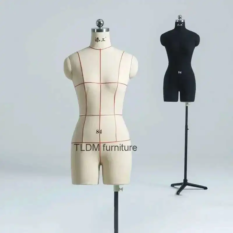 Sewing Tailor Mannequin Linen Body Show Cloth Mannequin Ladies' Clothing Upper Body Window Display Model with Wheels Base
Sewing Tailor Mannequin Linen Body Show Cloth Mannequin Ladies' Clothing Upper Body Window Display Model with Wheels Base