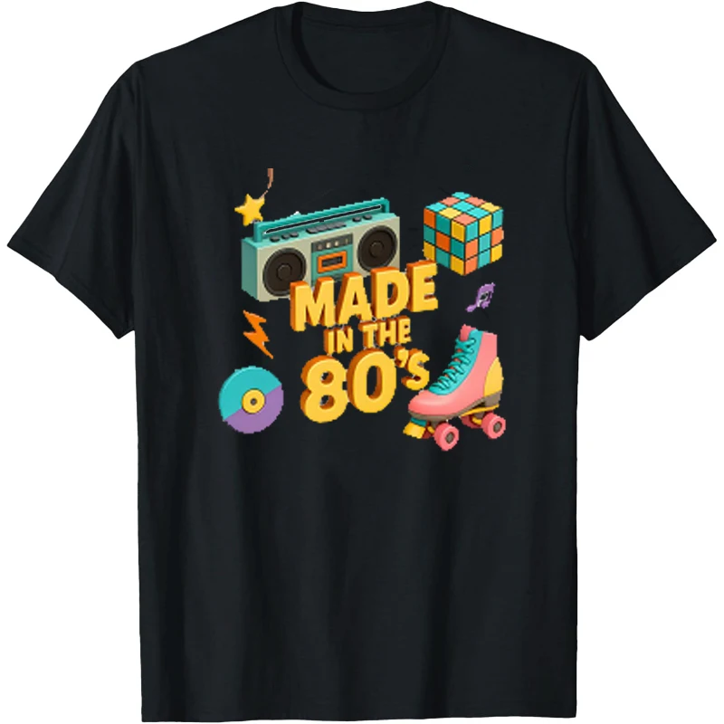 Retro 80S T-Shirt Funny Graphic T Shirts Vintage Girl Shirt Women Tees Personality Women Clothing Round Collar Retro Tees
Retro 80S T-Shirt Funny Graphic T Shirts Vintage Girl Shirt Women Tees Personality Women Clothing Round Collar Retro Tees