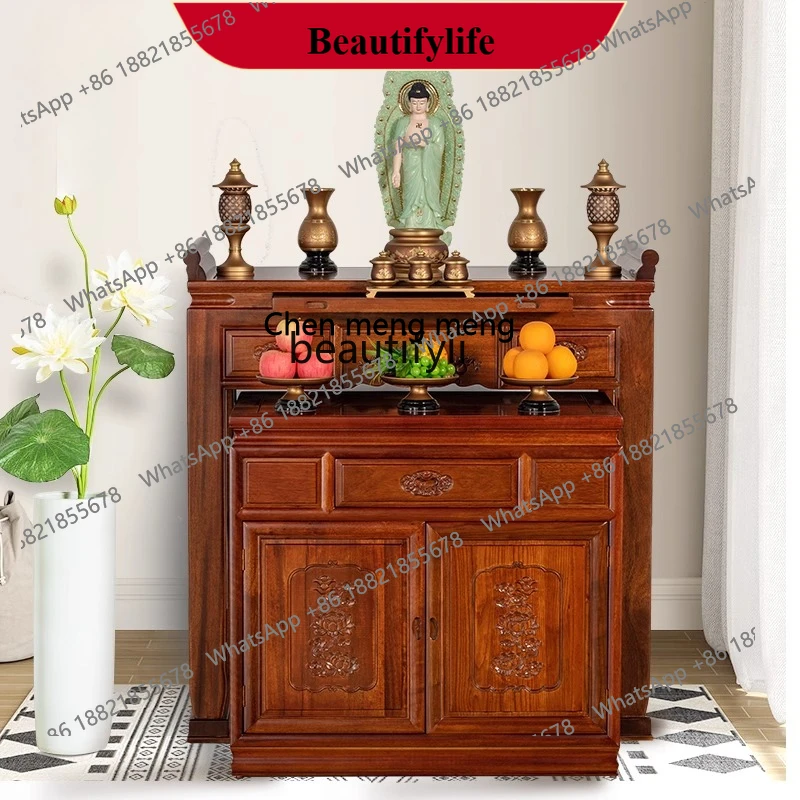 z183 Table incense table household solid wood Buddha table with cabinet,
z183 Table incense table household solid wood Buddha table with cabinet,
