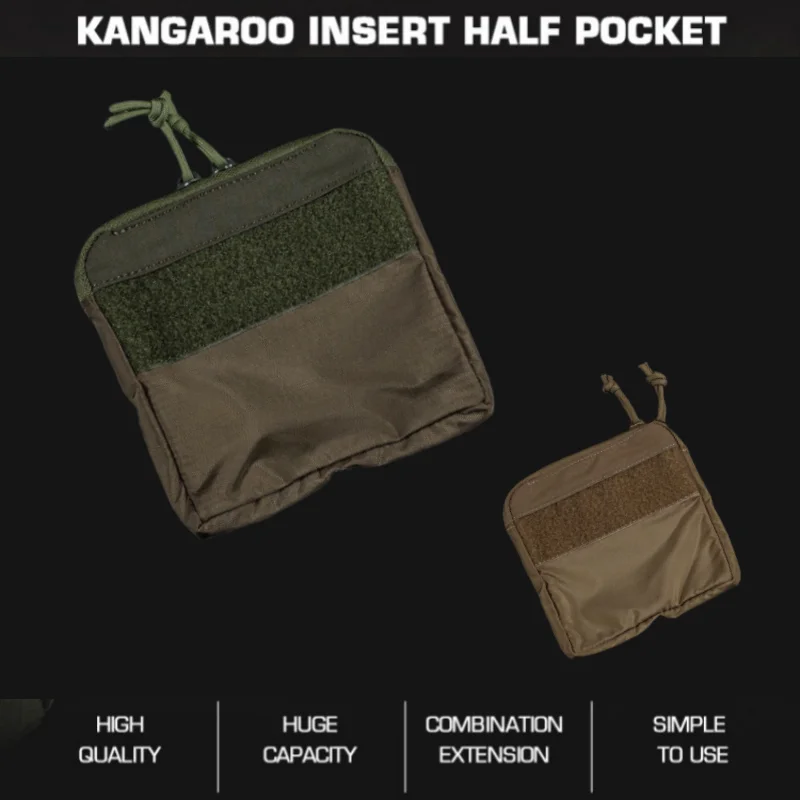 Outdoor hiking adventure miscellaneous storage bag - half pocket design for easy access to equipment
Outdoor hiking adventure miscellaneous storage bag - half pocket design for easy access to equipment