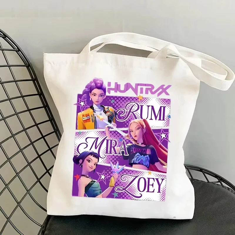 K Pop Demon Hunters Women's Shoulder Bag Fashion Canvas Bags Cute Tote Bags Kawaii Printed Handbag Shopping Bags Birthday Gifts
K Pop Demon Hunters Women's Shoulder Bag Fashion Canvas Bags Cute Tote Bags Kawaii Printed Handbag Shopping Bags Birthday Gifts