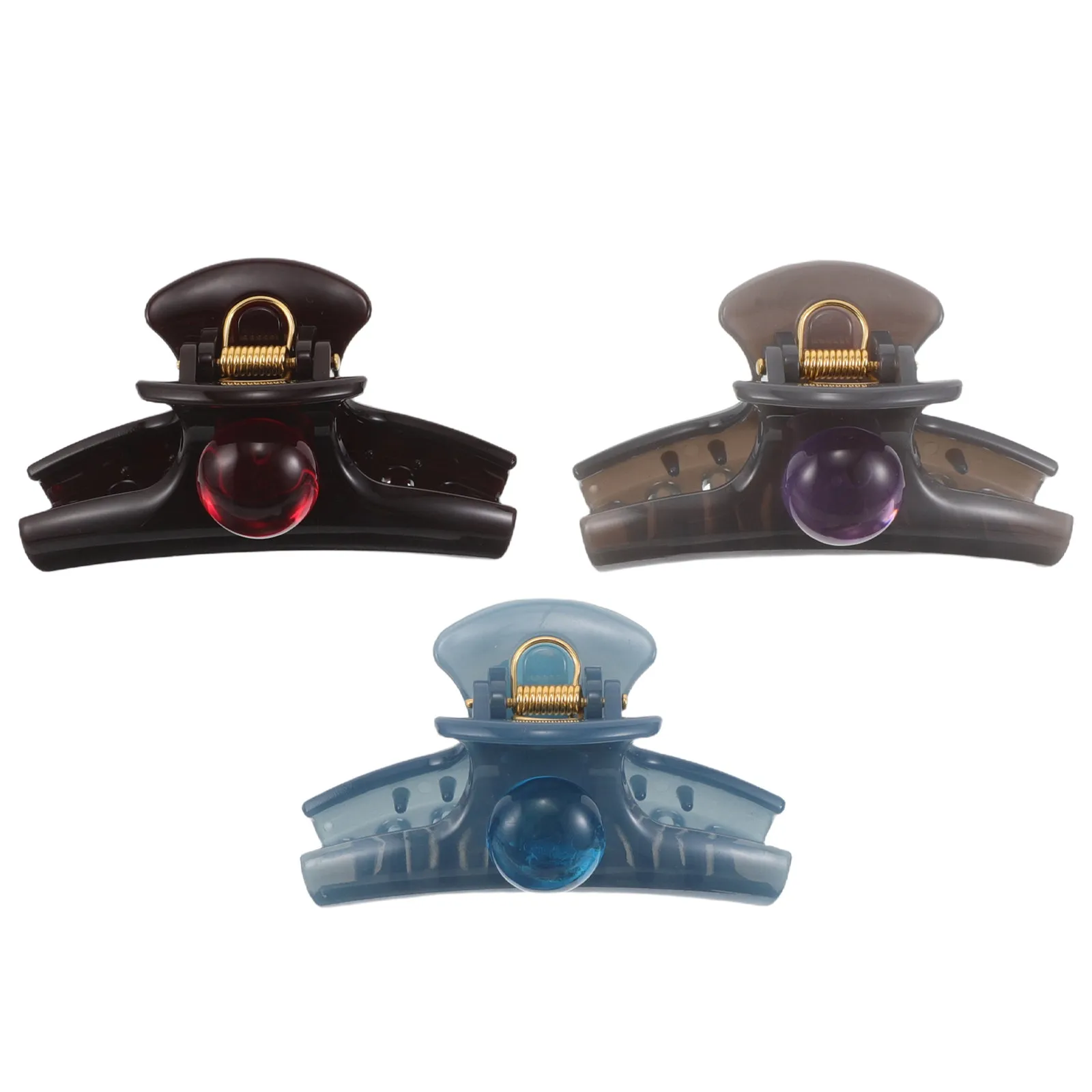 3Pcs Colorful Transparent Hair Claw Clips Large Plastic Jaw Clamps Decorative Round Bead Secure Hold Lightweight Hair
3Pcs Colorful Transparent Hair Claw Clips Large Plastic Jaw Clamps Decorative Round Bead Secure Hold Lightweight Hair