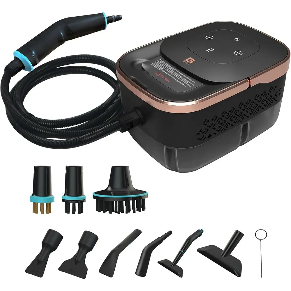 Портативный пароочиститель, 10 насадок, 8 режимов давления, бак 45 унций, многофункциональный отпариватель для дома, автомобилей, кухонь
Портативный пароочиститель, 10 насадок, 8 режимов давления, бак 45 унций, многофункциональный отпариватель для дома, автомобилей, кухонь