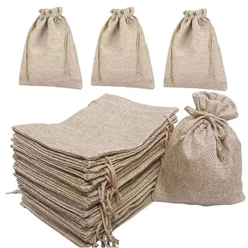 10PCS Nature Drawstring Burlap Bag Jute Gift DIY Wedding Gift Bag For Packaging Candy Chocolate and Jewelry Storage
10PCS Nature Drawstring Burlap Bag Jute Gift DIY Wedding Gift Bag For Packaging Candy Chocolate and Jewelry Storage
