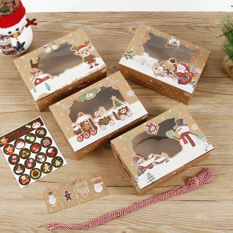 Hot Paper Gift Boxes Large Size for Merry Christmas Candy Cake Cookies Packaging Presents Box with Snowman Santa Claus Gift Card
Hot Paper Gift Boxes Large Size for Merry Christmas Candy Cake Cookies Packaging Presents Box with Snowman Santa Claus Gift Card