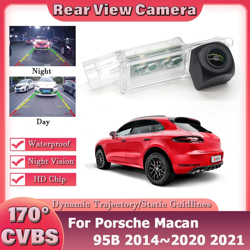 For Porsche Macan 95B 2014 ~ 2021 Car Backup Reverse Camera AHD 1080P 170° CVBS HD Night Vision FishEye Car Rear View Camera
For Porsche Macan 95B 2014 ~ 2021 Car Backup Reverse Camera AHD 1080P 170° CVBS HD Night Vision FishEye Car Rear View Camera