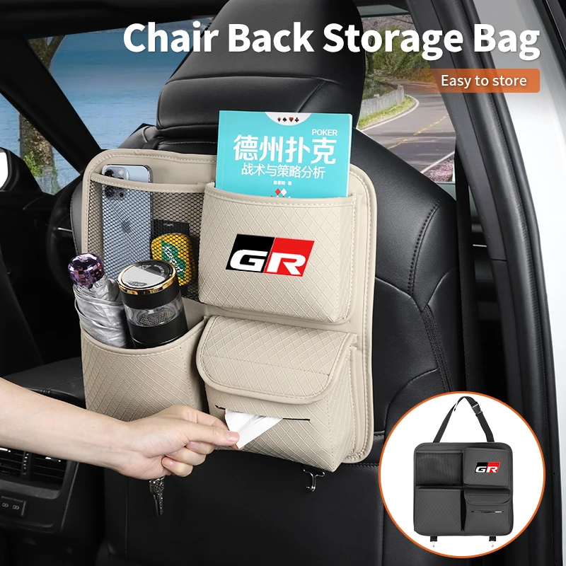 Car Trunk Organizer Seatback Bag Tissue Holder Tools Stowing Pocket For Toyota GR GAZOO RACING Prado Yaris Hilux Corolla Prius A
Car Trunk Organizer Seatback Bag Tissue Holder Tools Stowing Pocket For Toyota GR GAZOO RACING Prado Yaris Hilux Corolla Prius A