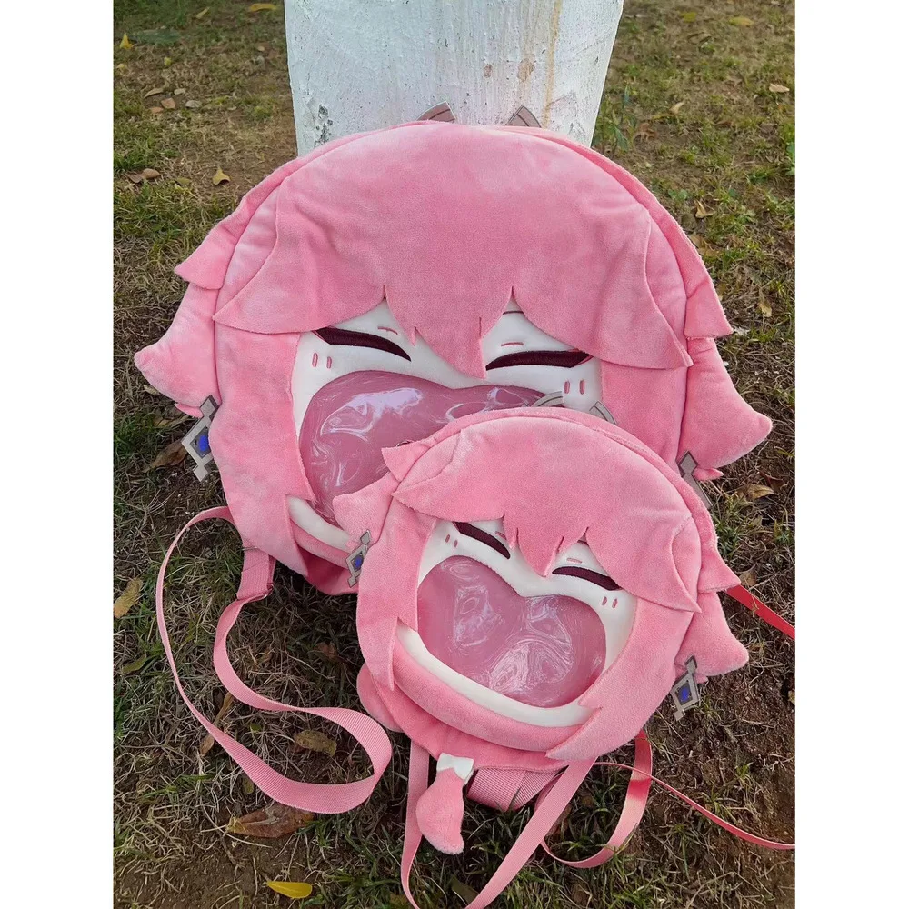 Game Genshin Impact Cosplay Yae Miko Big Mouth Transparent Itabag Student Zipper Backpack Messenger Bags Shoulder Bag Wallet
Game Genshin Impact Cosplay Yae Miko Big Mouth Transparent Itabag Student Zipper Backpack Messenger Bags Shoulder Bag Wallet