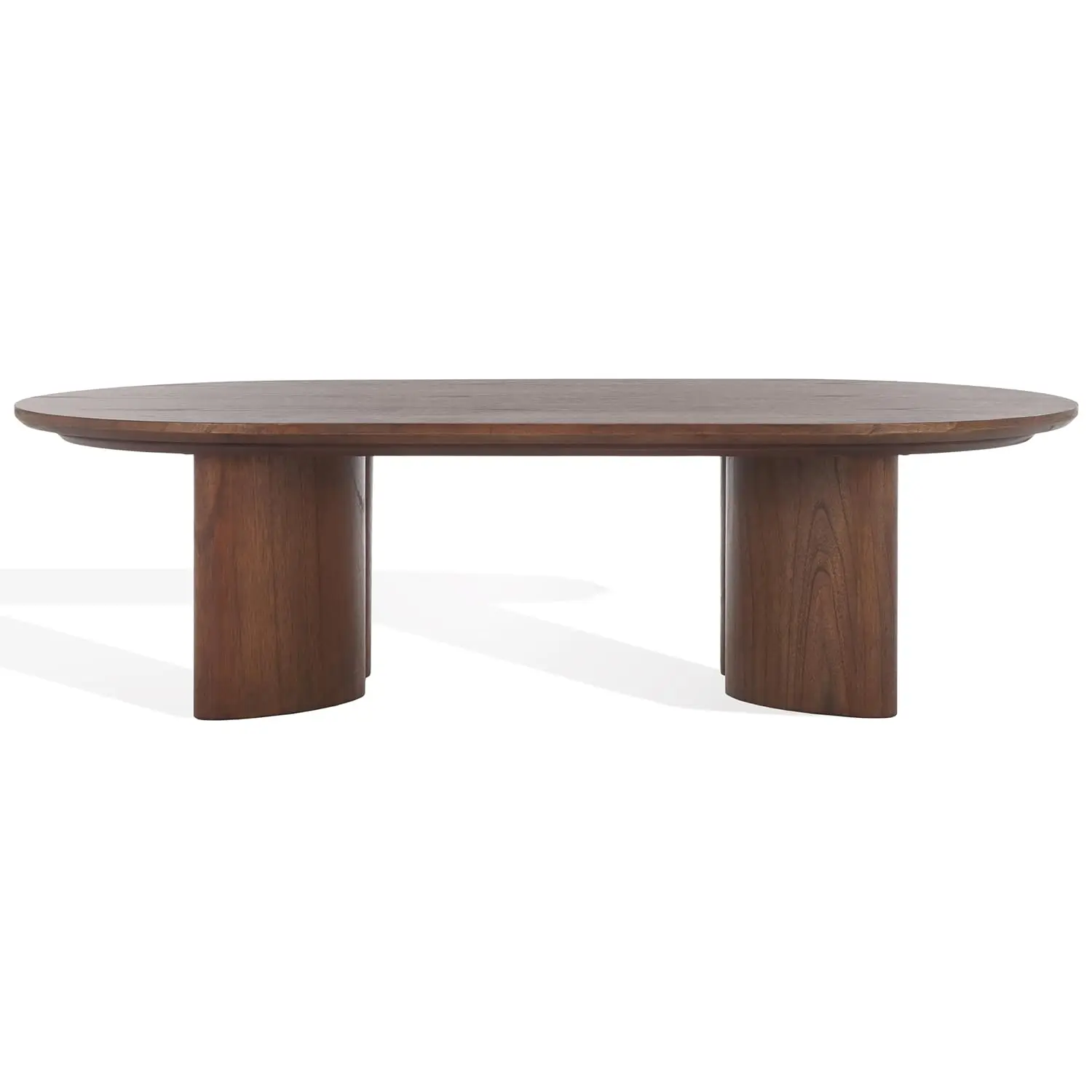 Walnut Oval Solid Wood Coffee Table Mid Century Living Room 46in, Customized
Walnut Oval Solid Wood Coffee Table Mid Century Living Room 46in, Customized