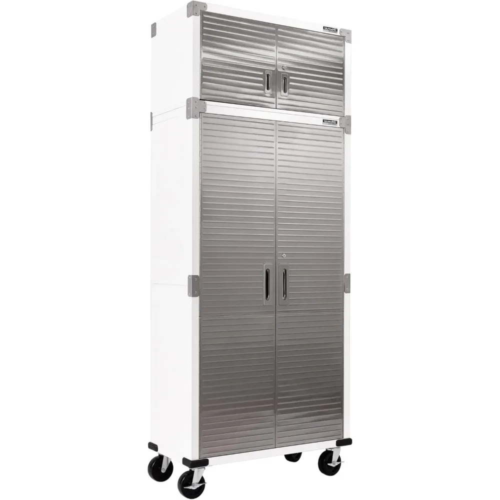 2-Piece Heavy Duty Mega Solid Steel Metal 2-Door Lockable Stacker Wall Storage Cabinet Set Organizer for Garage, Office
2-Piece Heavy Duty Mega Solid Steel Metal 2-Door Lockable Stacker Wall Storage Cabinet Set Organizer for Garage, Office
