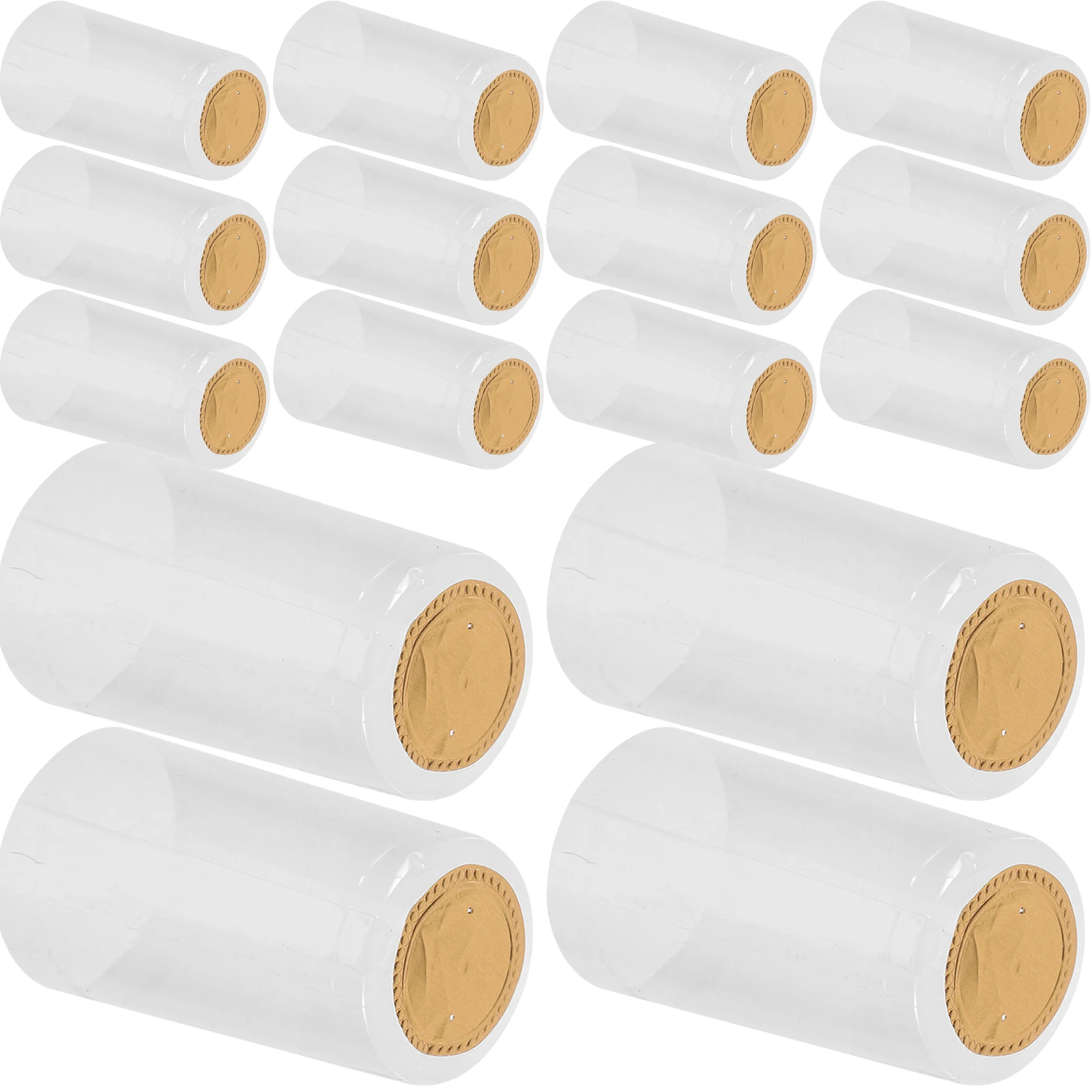 100pcs Bottle Sealing Film Heat Shrink Capsules PVC Transparent Color Straight Mouth 30mm Sealer Storage Solution
100pcs Bottle Sealing Film Heat Shrink Capsules PVC Transparent Color Straight Mouth 30mm Sealer Storage Solution
