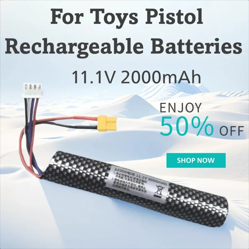 18350 11.1V 2000mAh for Electric Water Gel Ball Blaster Toys Pistol Rechargeable Batteries
18350 11.1V 2000mAh for Electric Water Gel Ball Blaster Toys Pistol Rechargeable Batteries