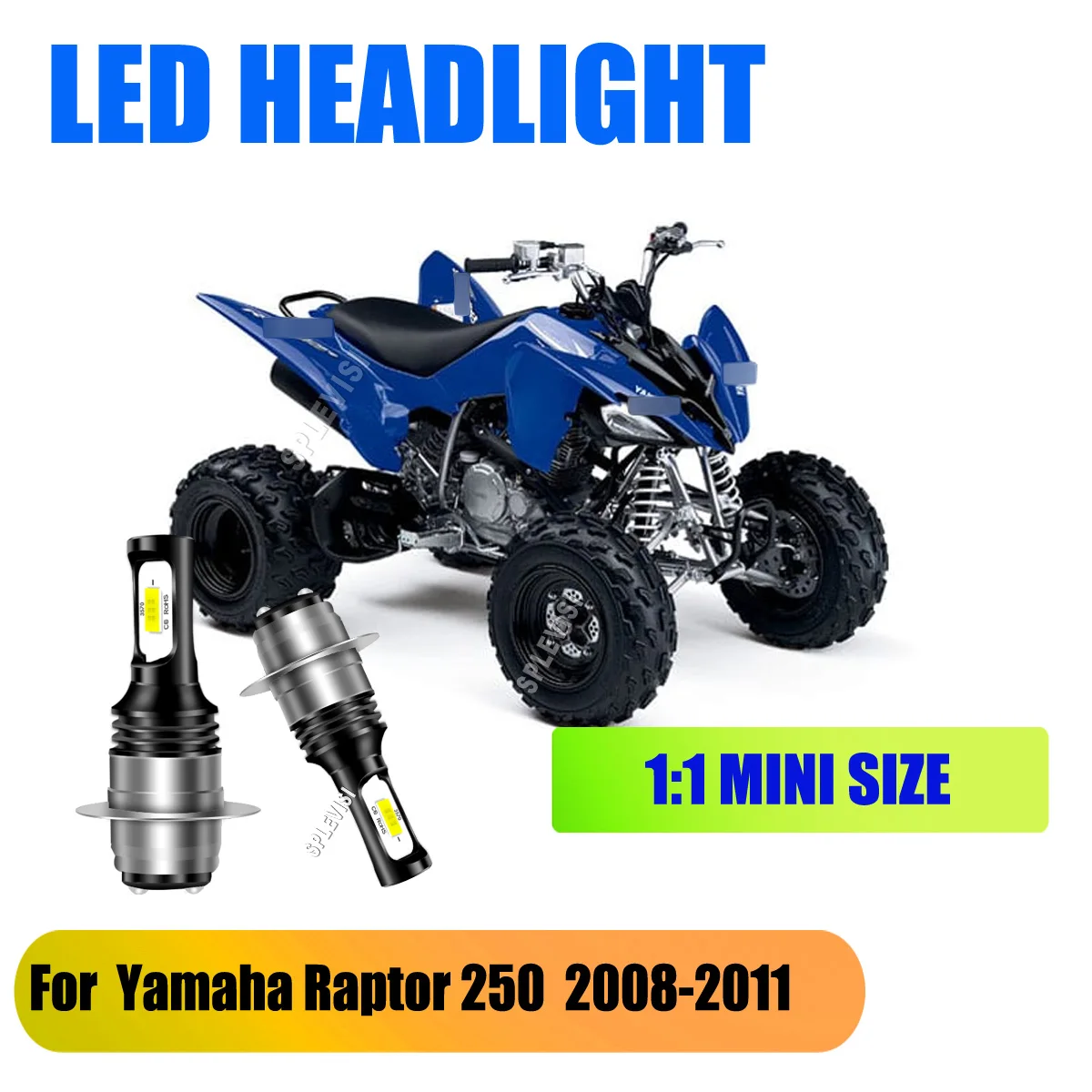 6000K White H6 H6M P15D LED Headlights-eeally 'plug and play do not worry Fit For Yamaha Raptor 250 2008 2009 2010 2011
6000K White H6 H6M P15D LED Headlights-eeally 'plug and play do not worry Fit For Yamaha Raptor 250 2008 2009 2010 2011
