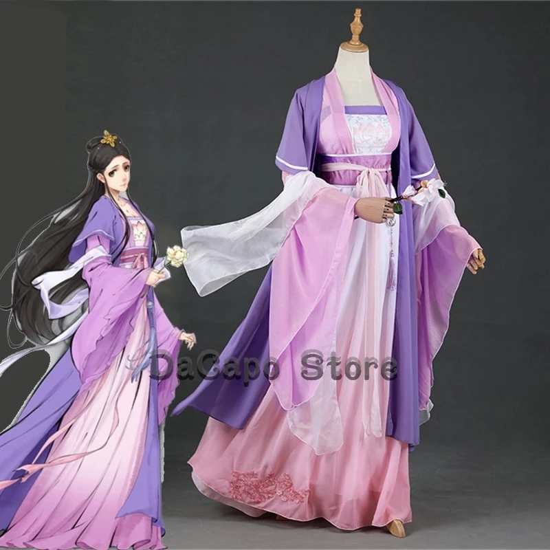 Dao Mo To Shi Jiang YanLi Cosplay Grandmaster of Demonic Cultivation Anime Cosplay Costume Hanfu Dress Women Tang Suit Halloween
Dao Mo To Shi Jiang YanLi Cosplay Grandmaster of Demonic Cultivation Anime Cosplay Costume Hanfu Dress Women Tang Suit Halloween