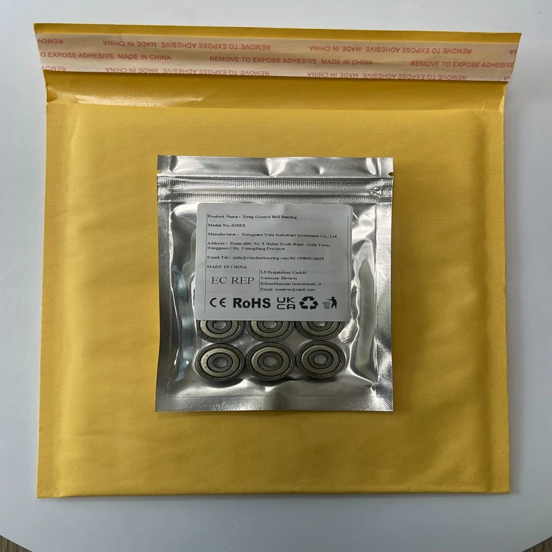 10PCS 635ZZ 5X19X6 mm Chrome Steel Miniature Bearings ABEC-7 Ball Bearings 635 ZZ 635Z 635-2Z
10PCS 635ZZ 5X19X6 mm Chrome Steel Miniature Bearings ABEC-7 Ball Bearings 635 ZZ 635Z 635-2Z