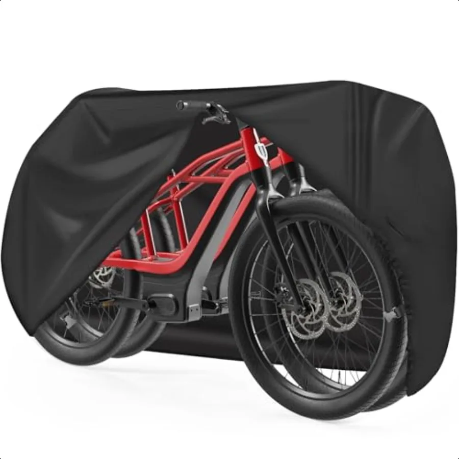 Bike Cover for 2 Bikes 600D Bike Covers Outdoor Storage Waterproof Heavy Duty Bicycle Cover for 2 eBike Mountain Bike Road Bike
Bike Cover for 2 Bikes 600D Bike Covers Outdoor Storage Waterproof Heavy Duty Bicycle Cover for 2 eBike Mountain Bike Road Bike